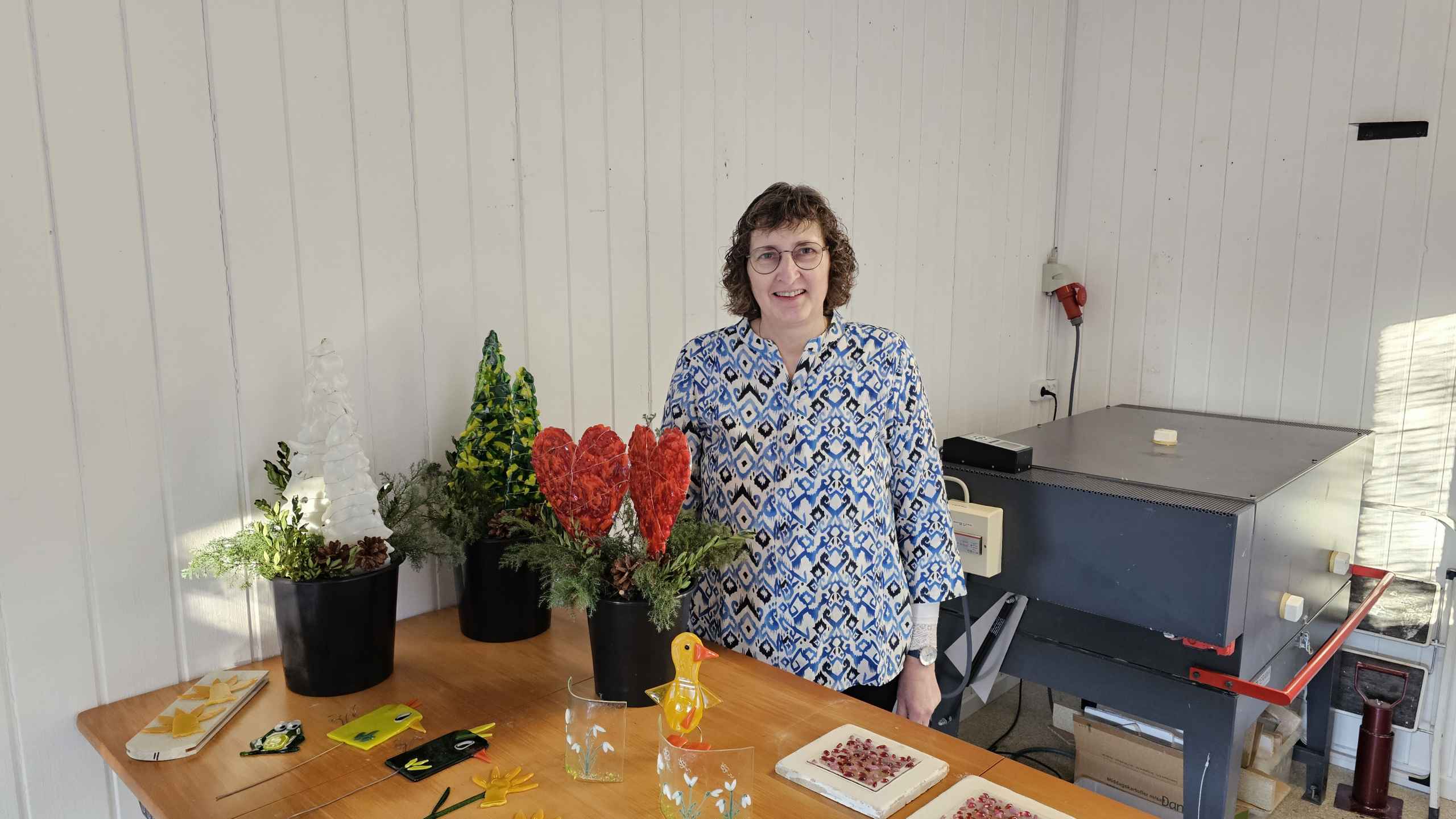 var der åbningsfest og reception hos Kreastedet i Ølgod.