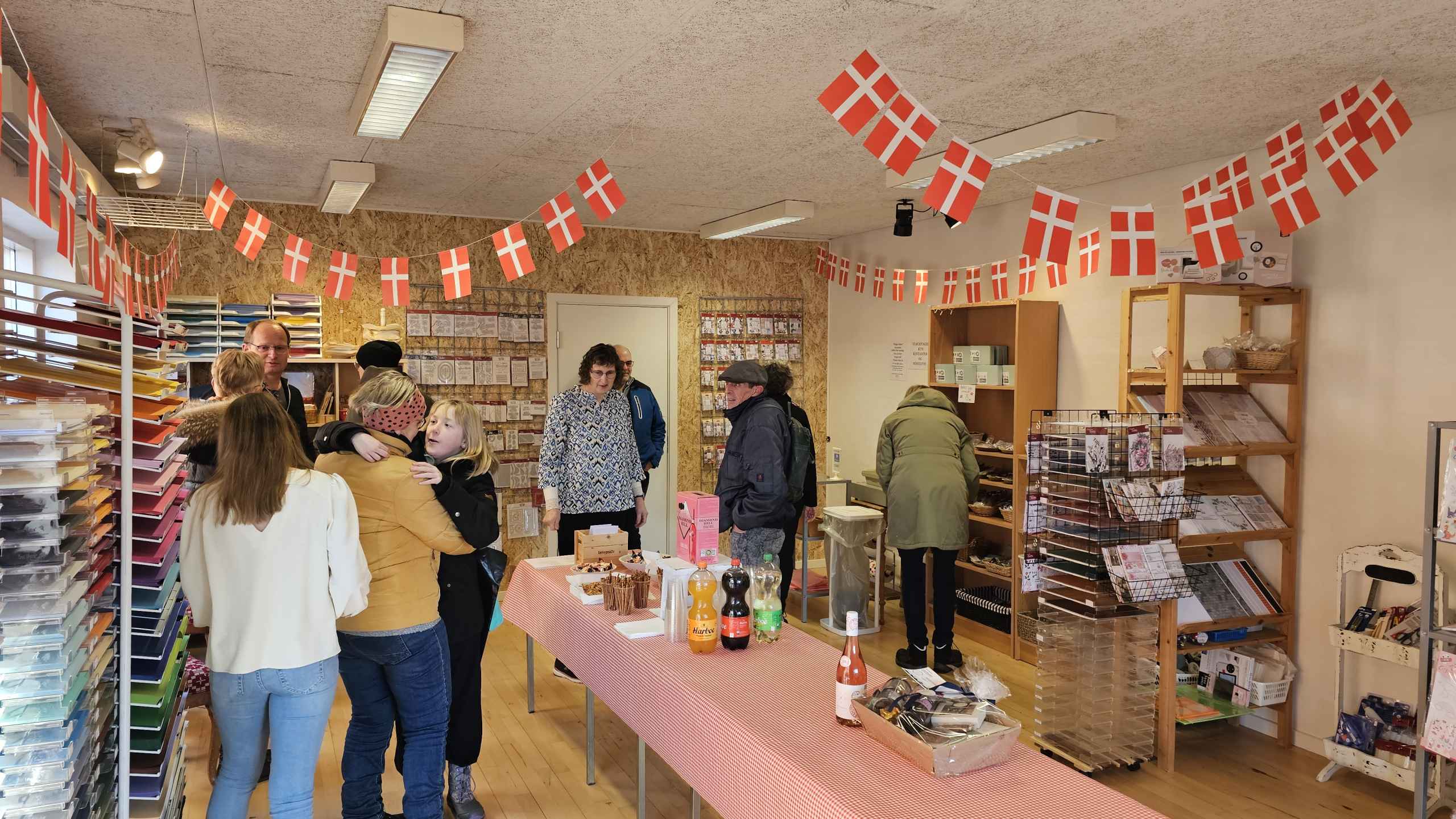 var der åbningsfest og reception hos Kreastedet i Ølgod.