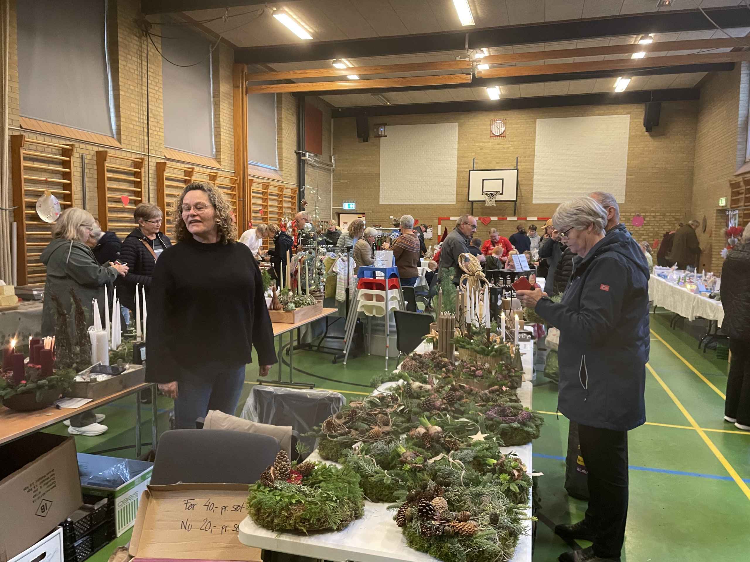 Julemarkedet i Lunde er åbnet