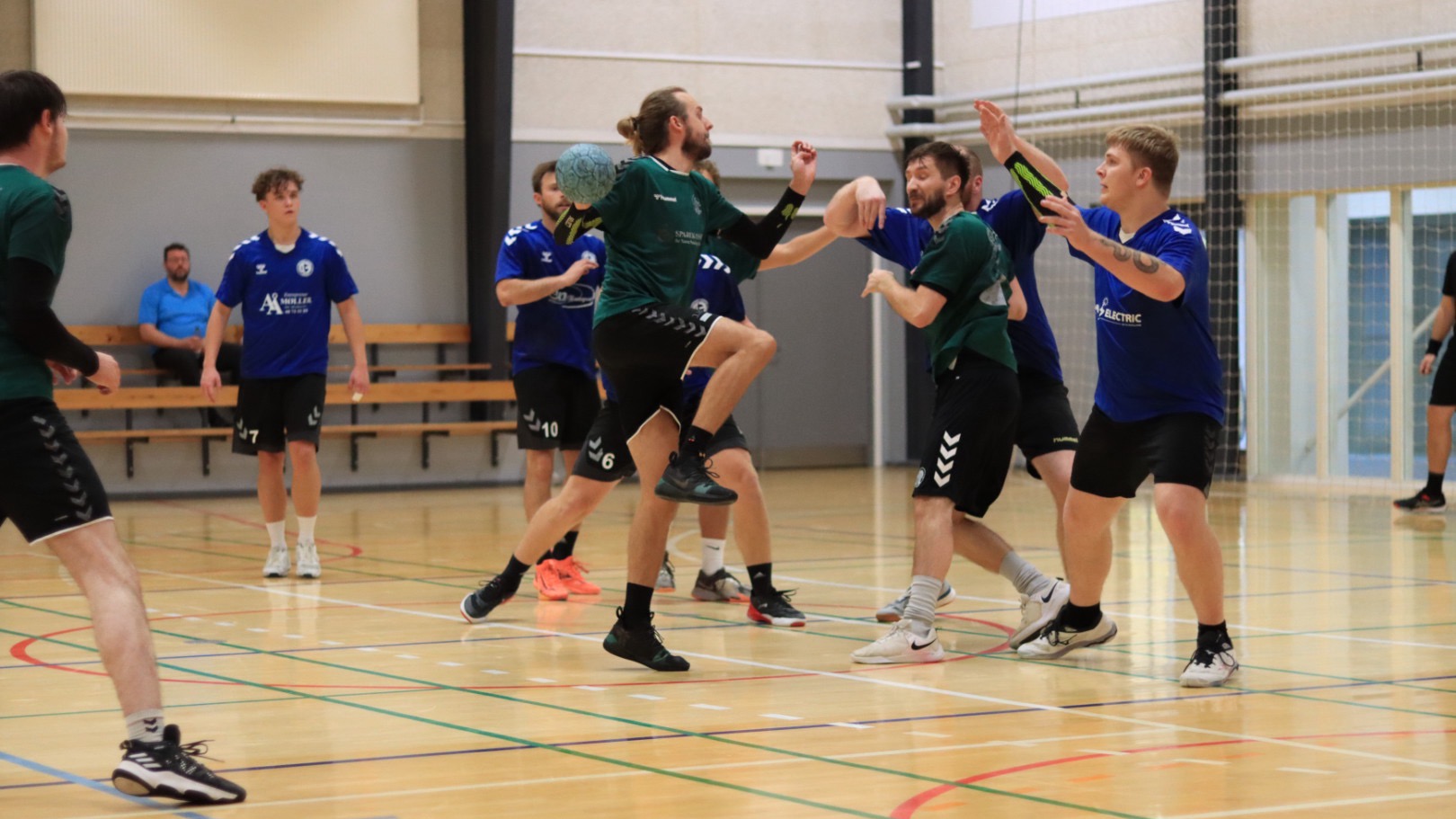Begge Blåbjerg Hold Led Nederlag