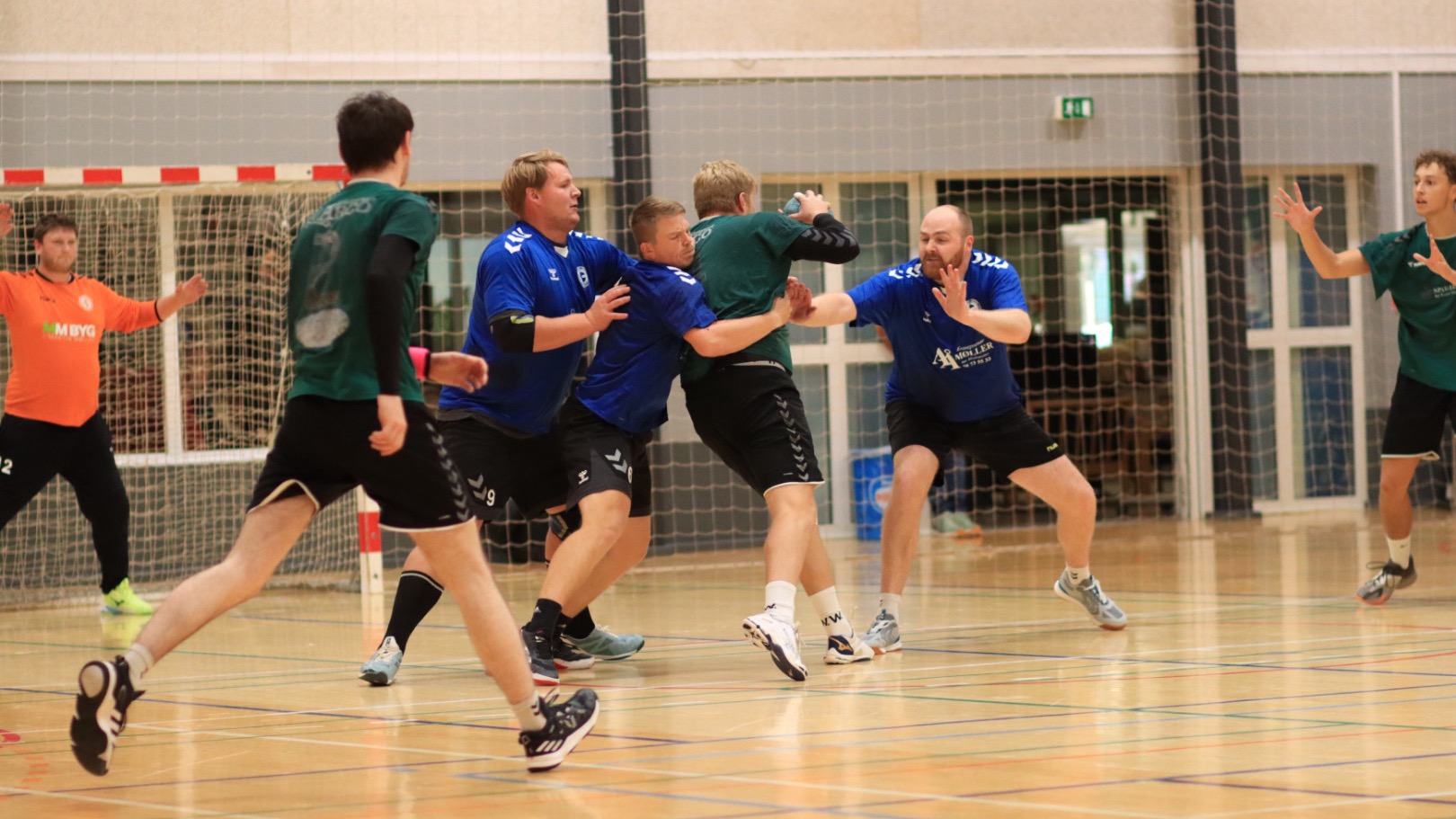 Begge Blåbjerg Hold Led Nederlag