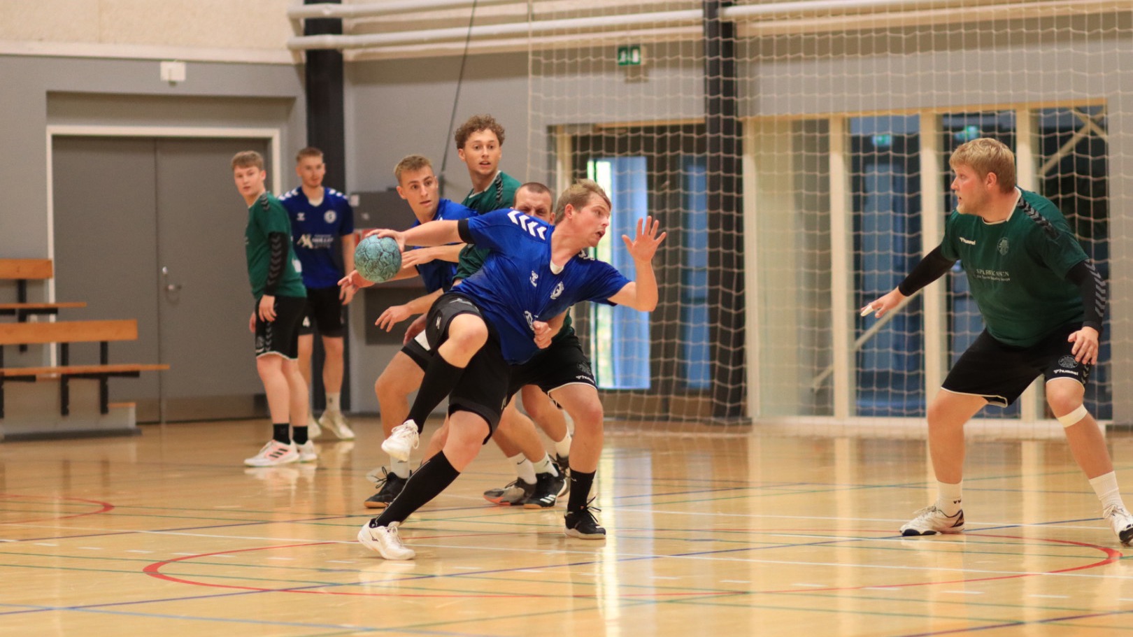 Begge Blåbjerg Hold Led Nederlag