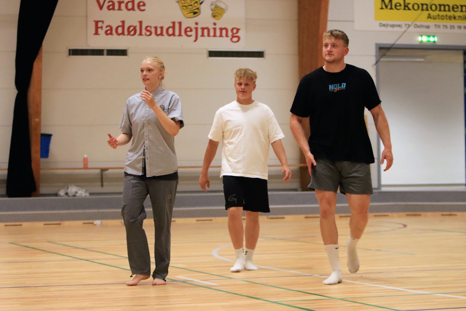 Juniortræningshold klar til sidste prøvetræning