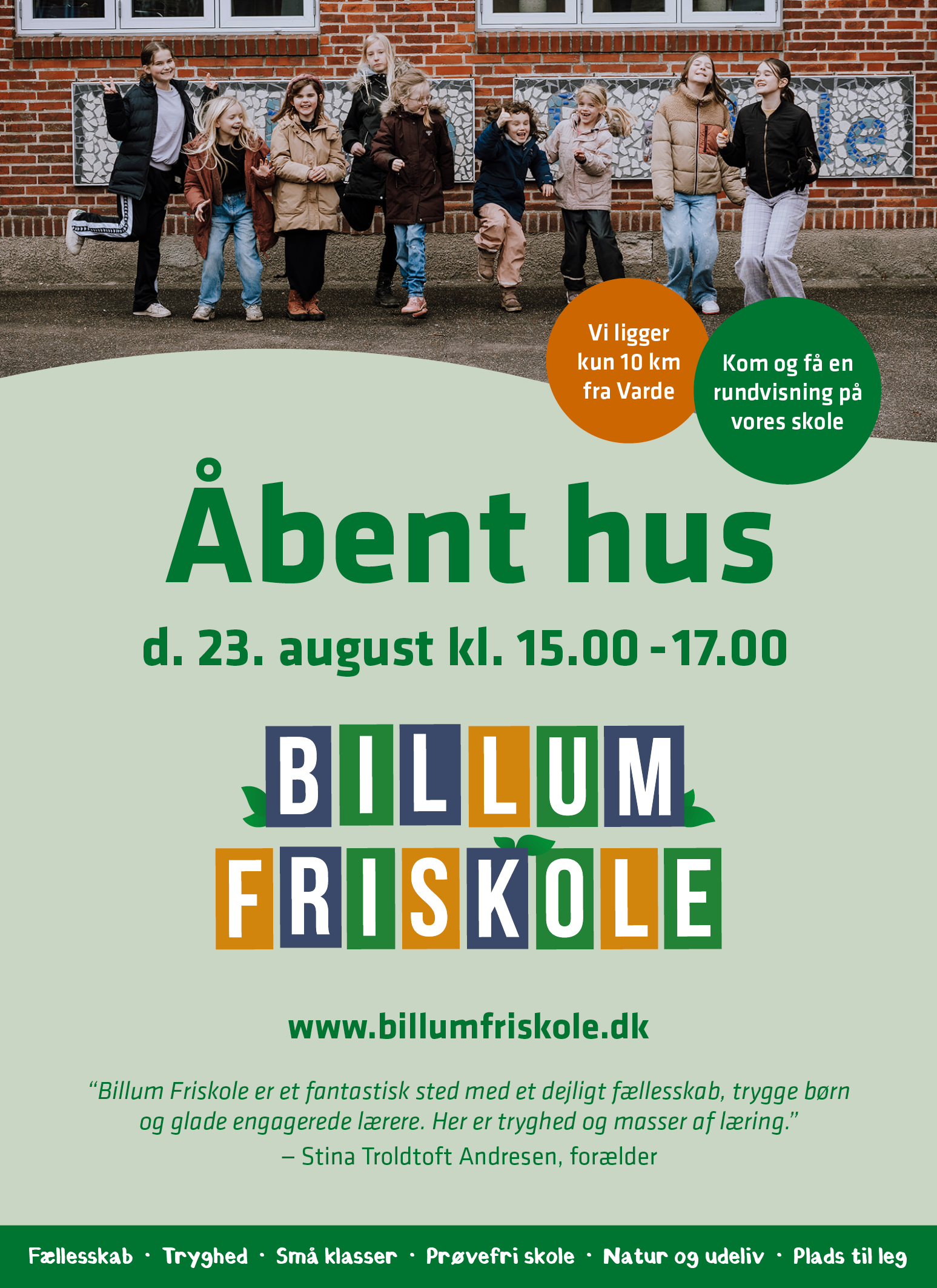 Åbent hus på Billum Friskole