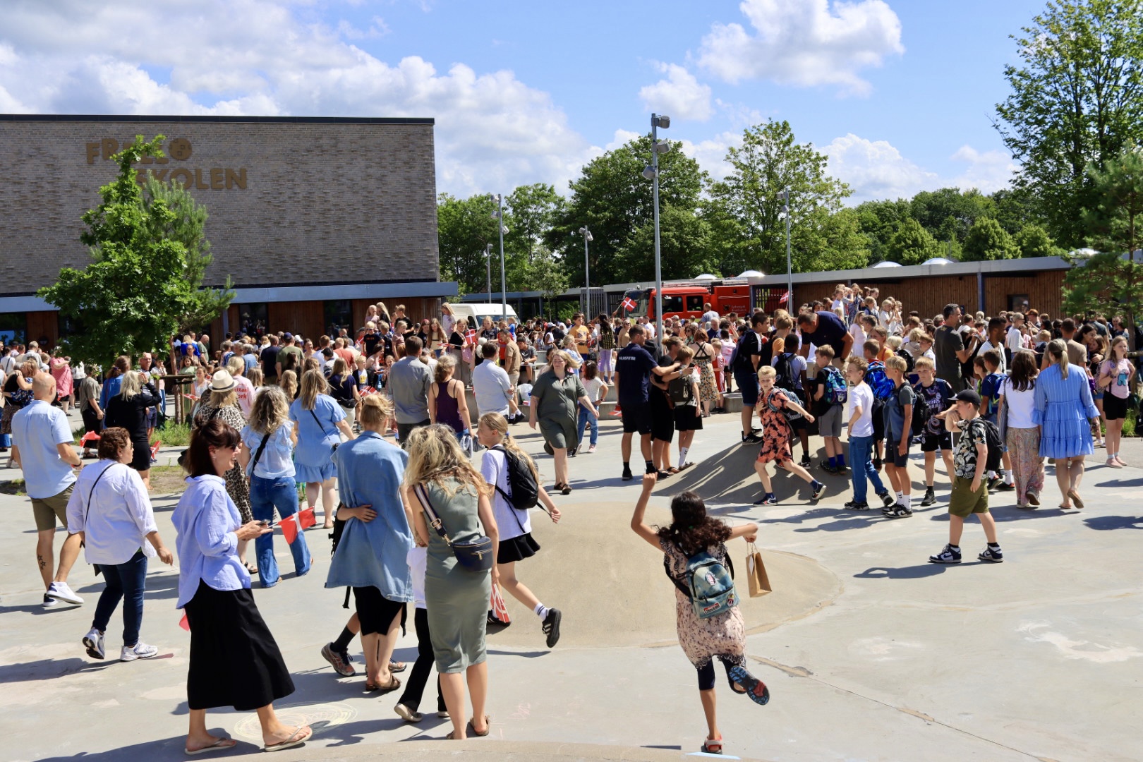 Ferie og udklapning på Frello Skolen