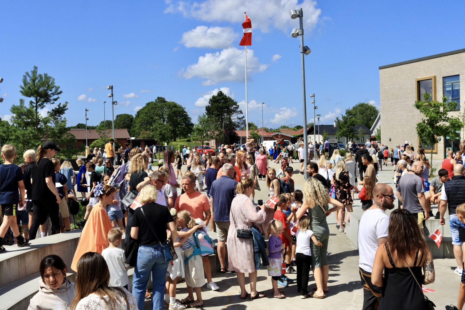 Ferie og udklapning på Frello Skolen