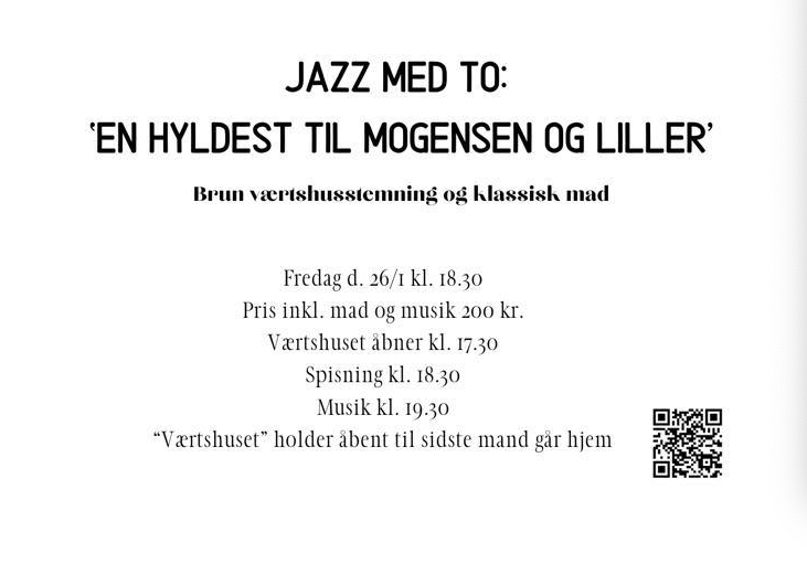 Jazz med to, brun værtshusstemning og klassisk mad