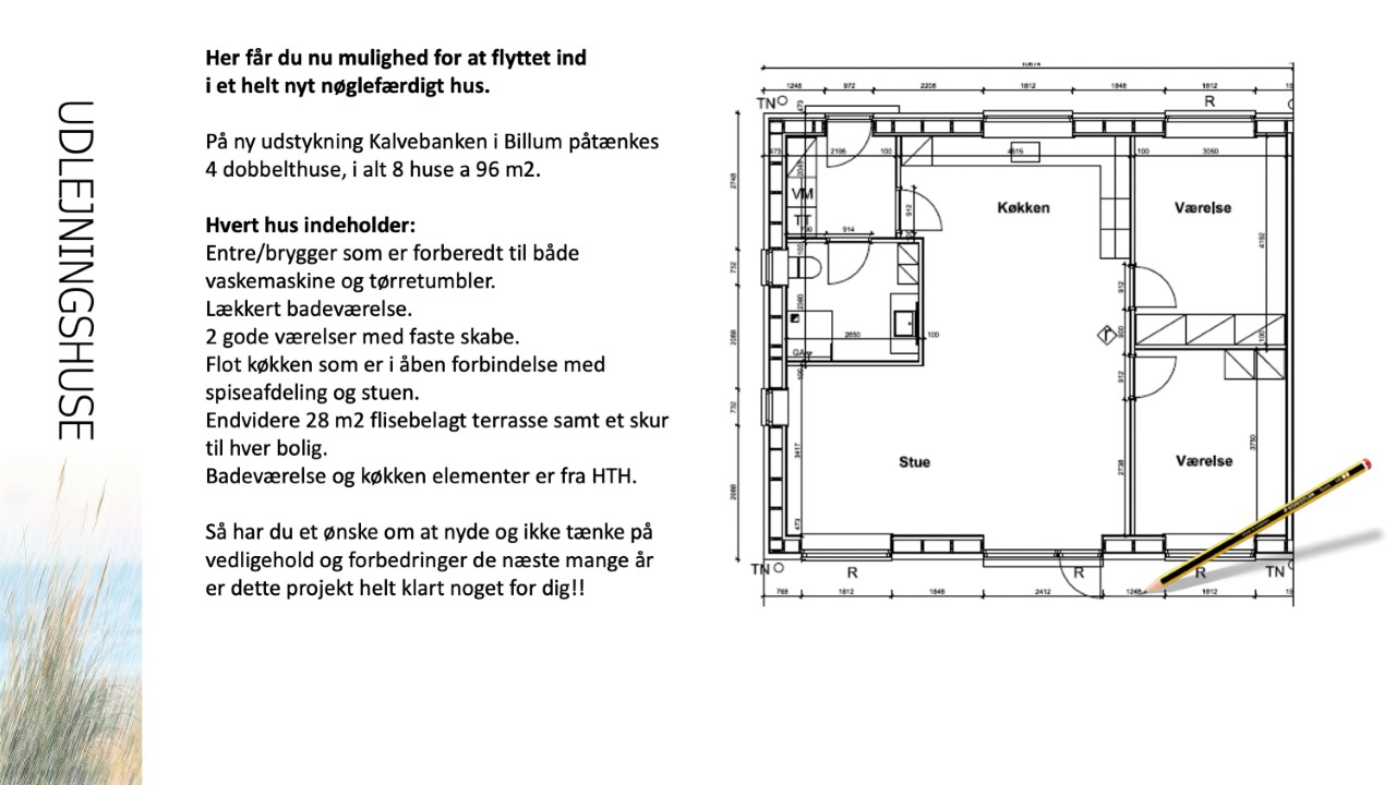 Informationsmøde om nybyggeri på Kalvebanken i Billum