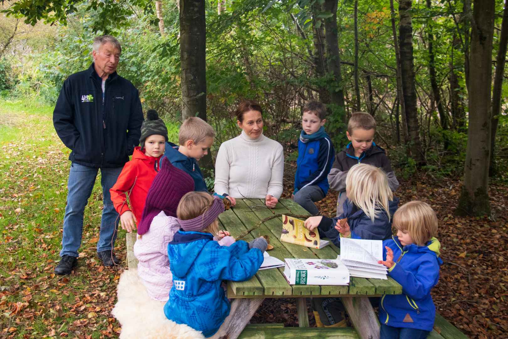 4H og naturvejleder i Engparken