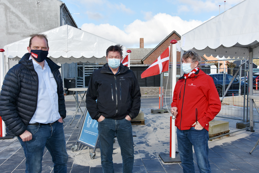 Det nye torv i Nr Nebel blev indviet