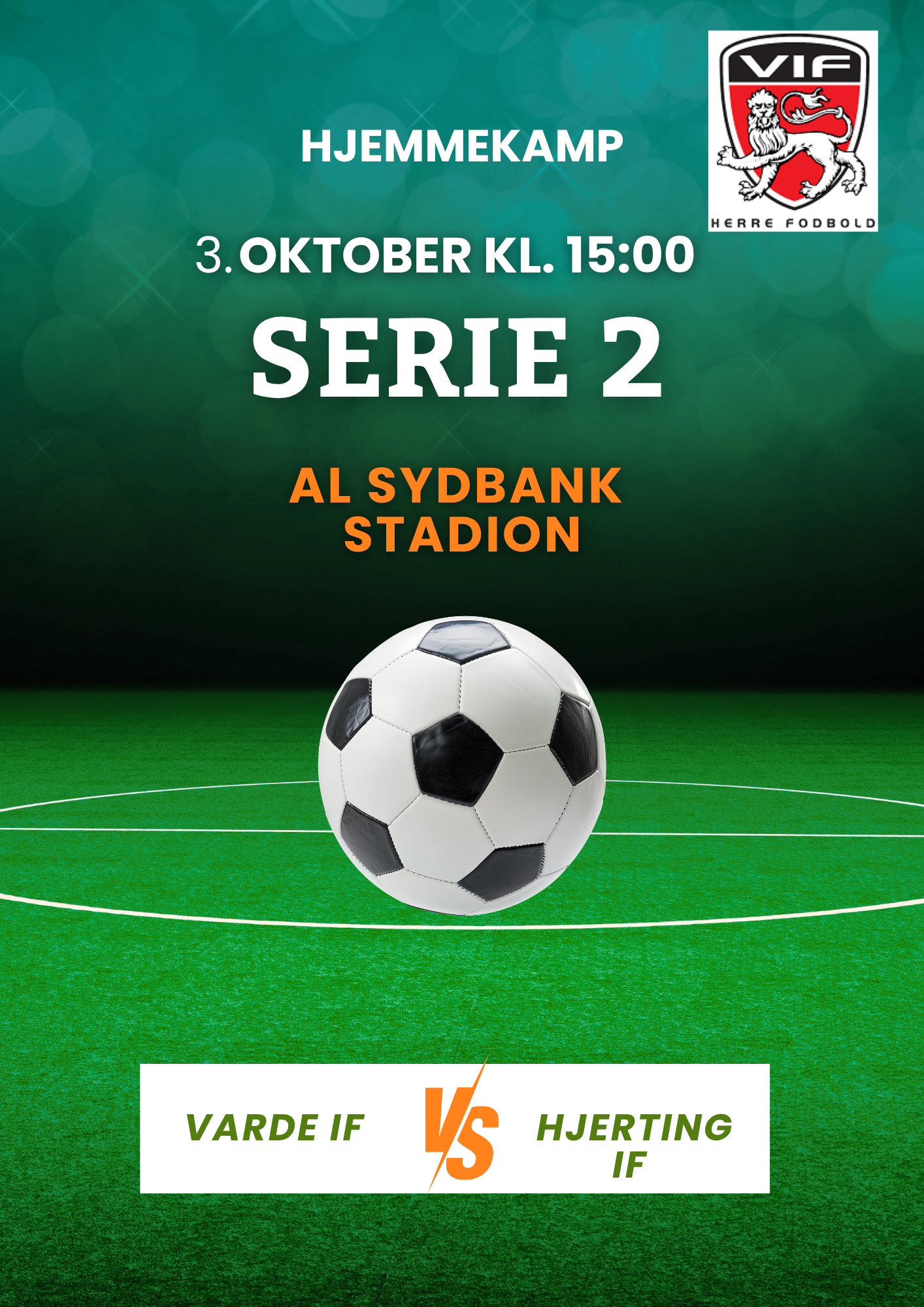 Serie 2 spiller hjemme