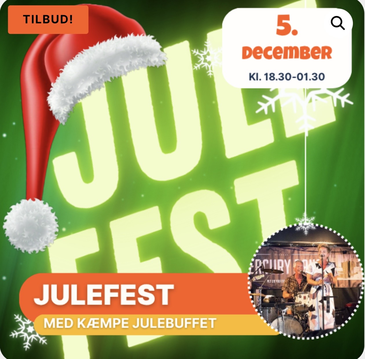 Når juleglæden rammer dansegulvet
