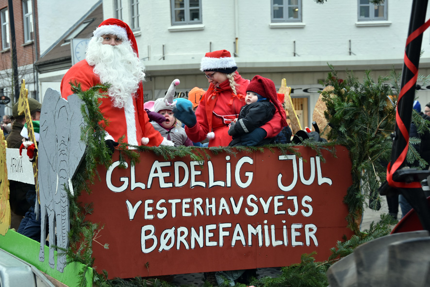 Flot juleoptog i Nr Nebel