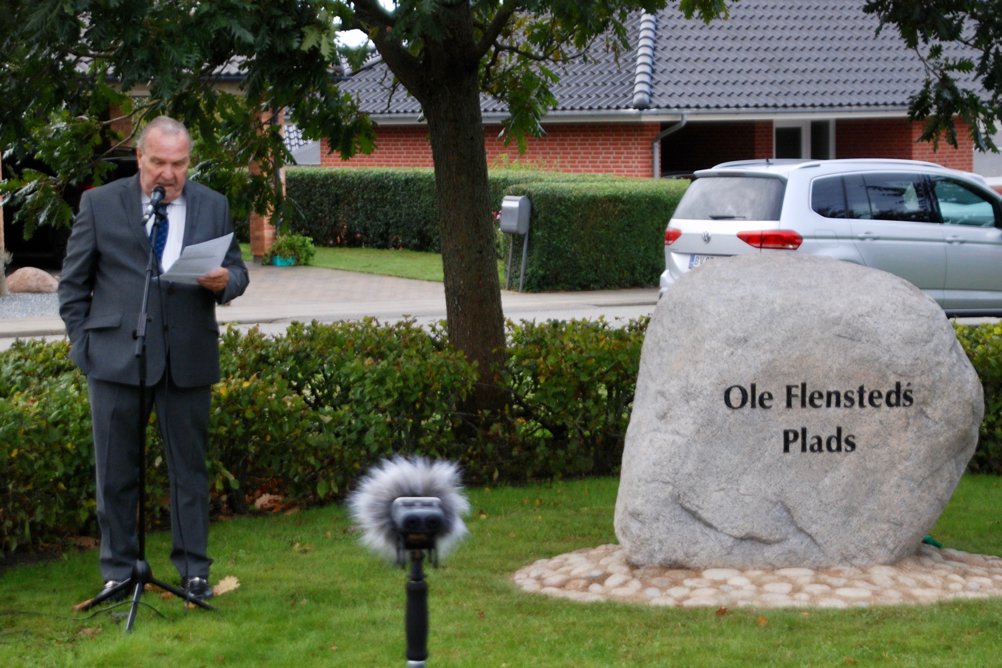 Indvielse - Ole Flensteds Plads