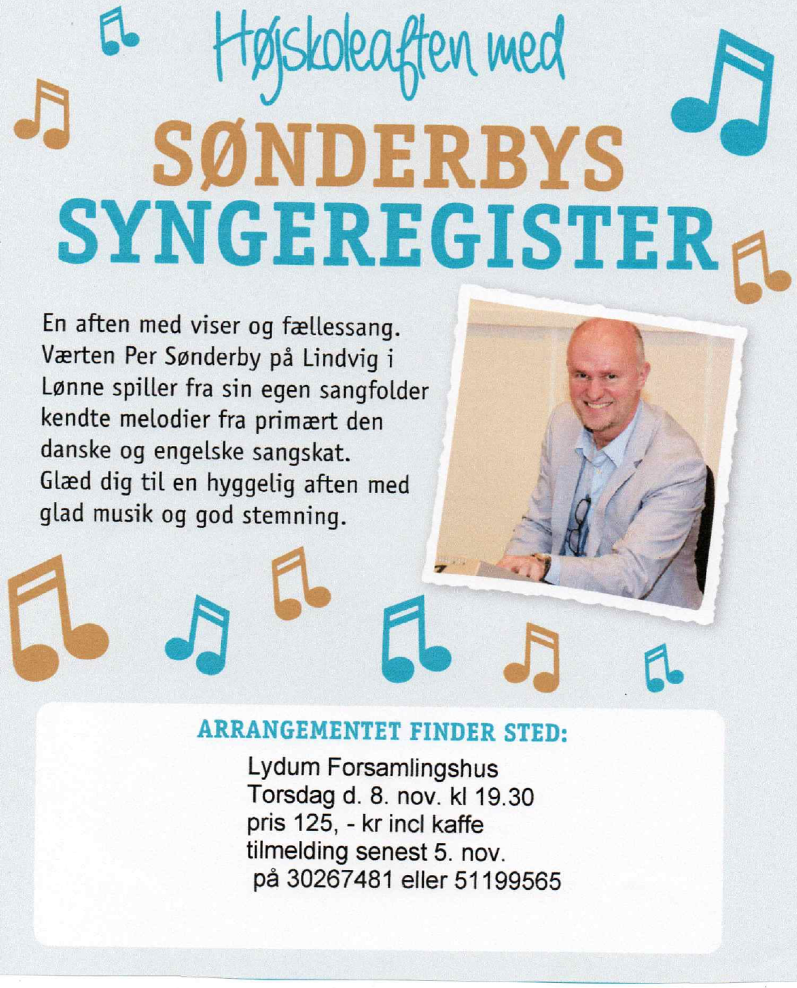 Sangaften med Per Sønderby d 8 november