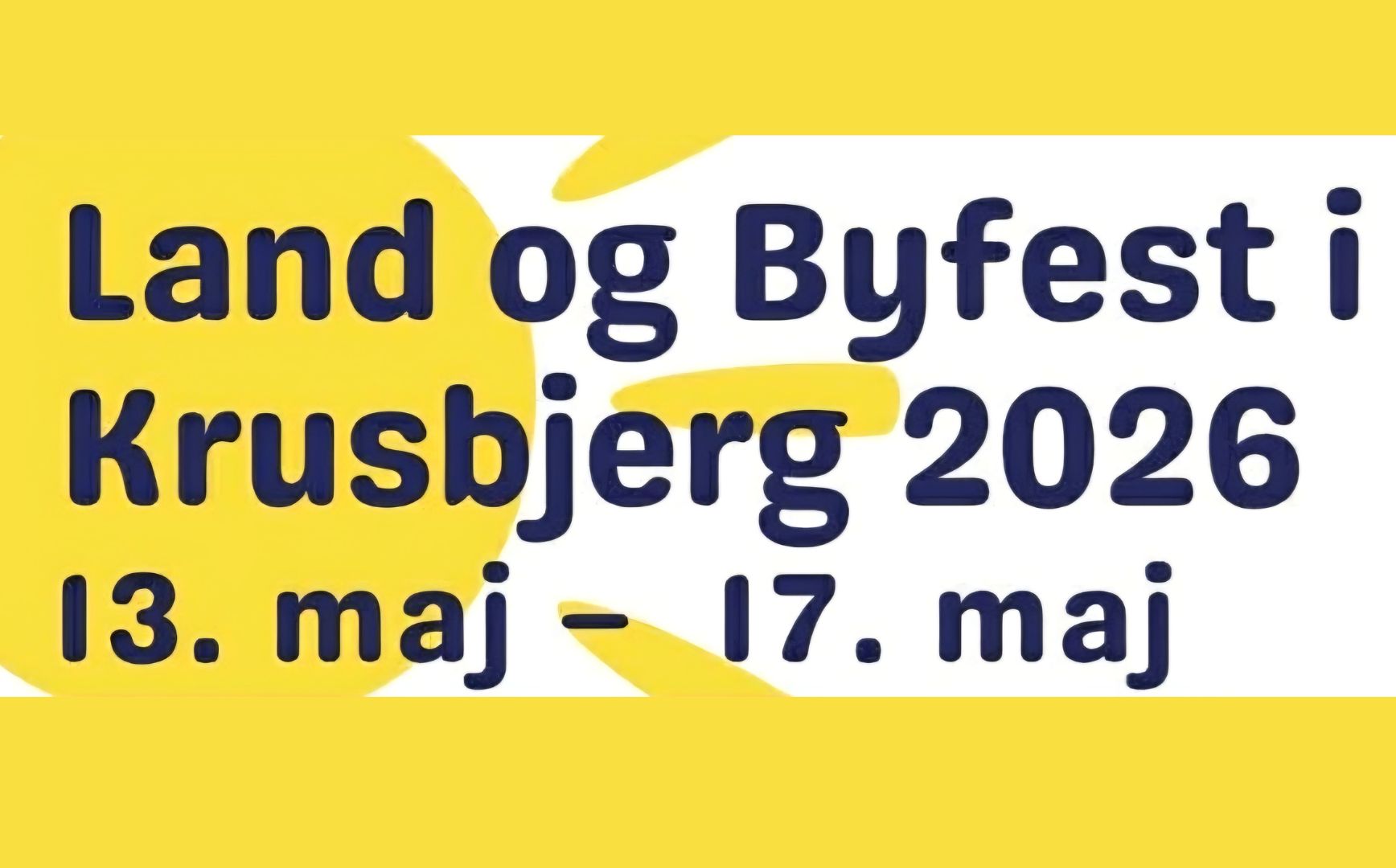 Land og Byfest i Krusbjerg 2026 13.–17. maj