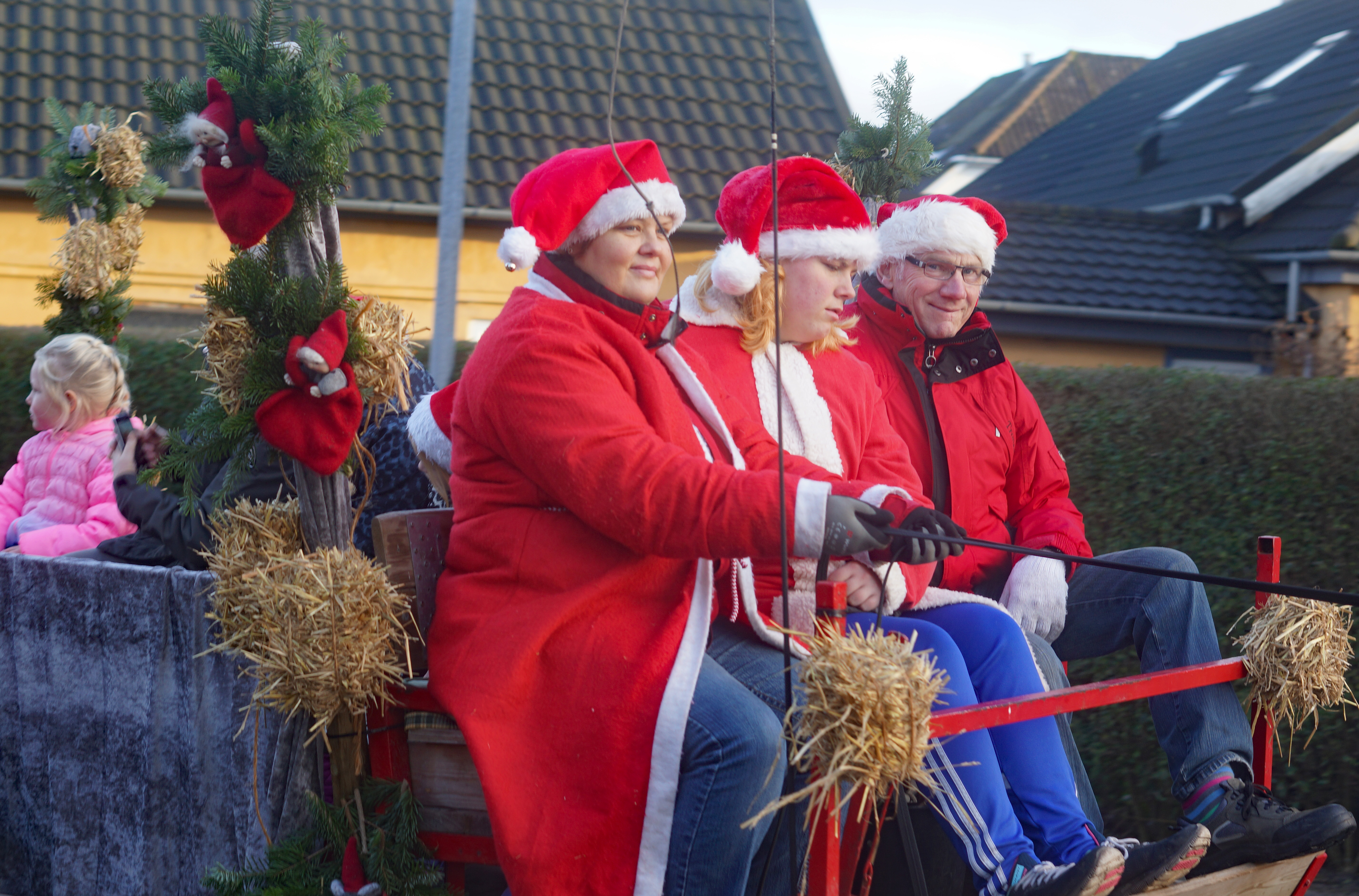 Juleoptog med FDF-orkester i front