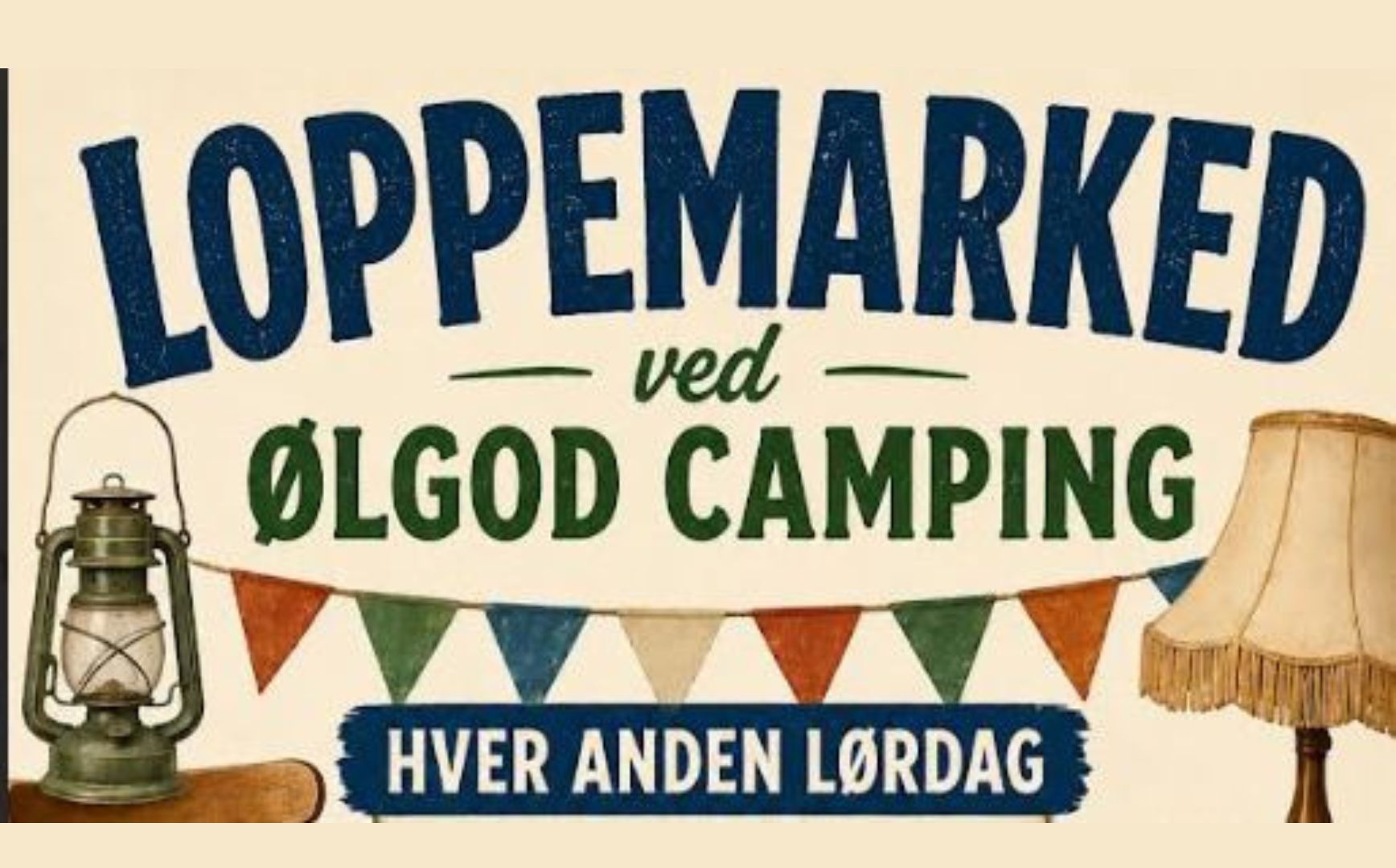 Loppemarked ved Ølgod camping