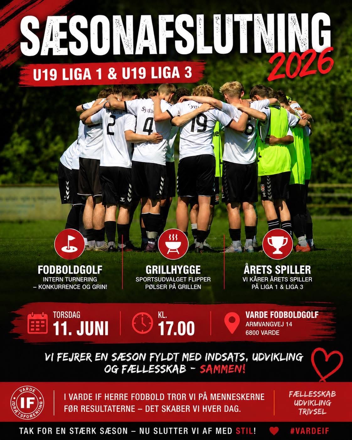 U19 fejrer stærk sæson