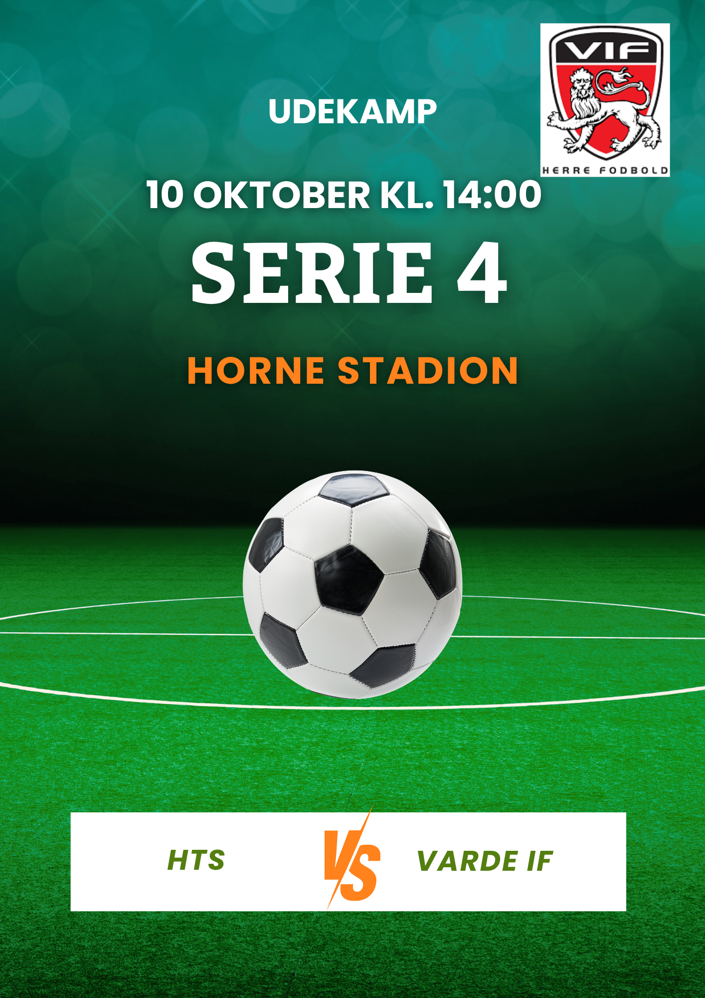 Serie 4 spiller ude mod HTS