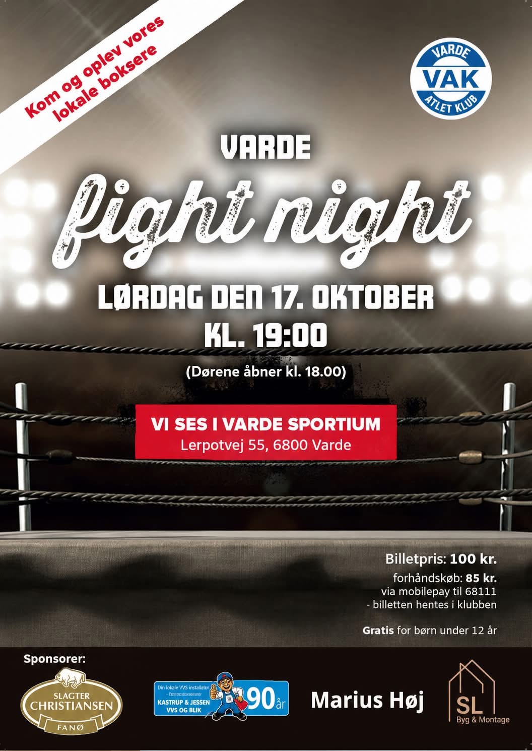 Boksetalenter debuterer i Varde