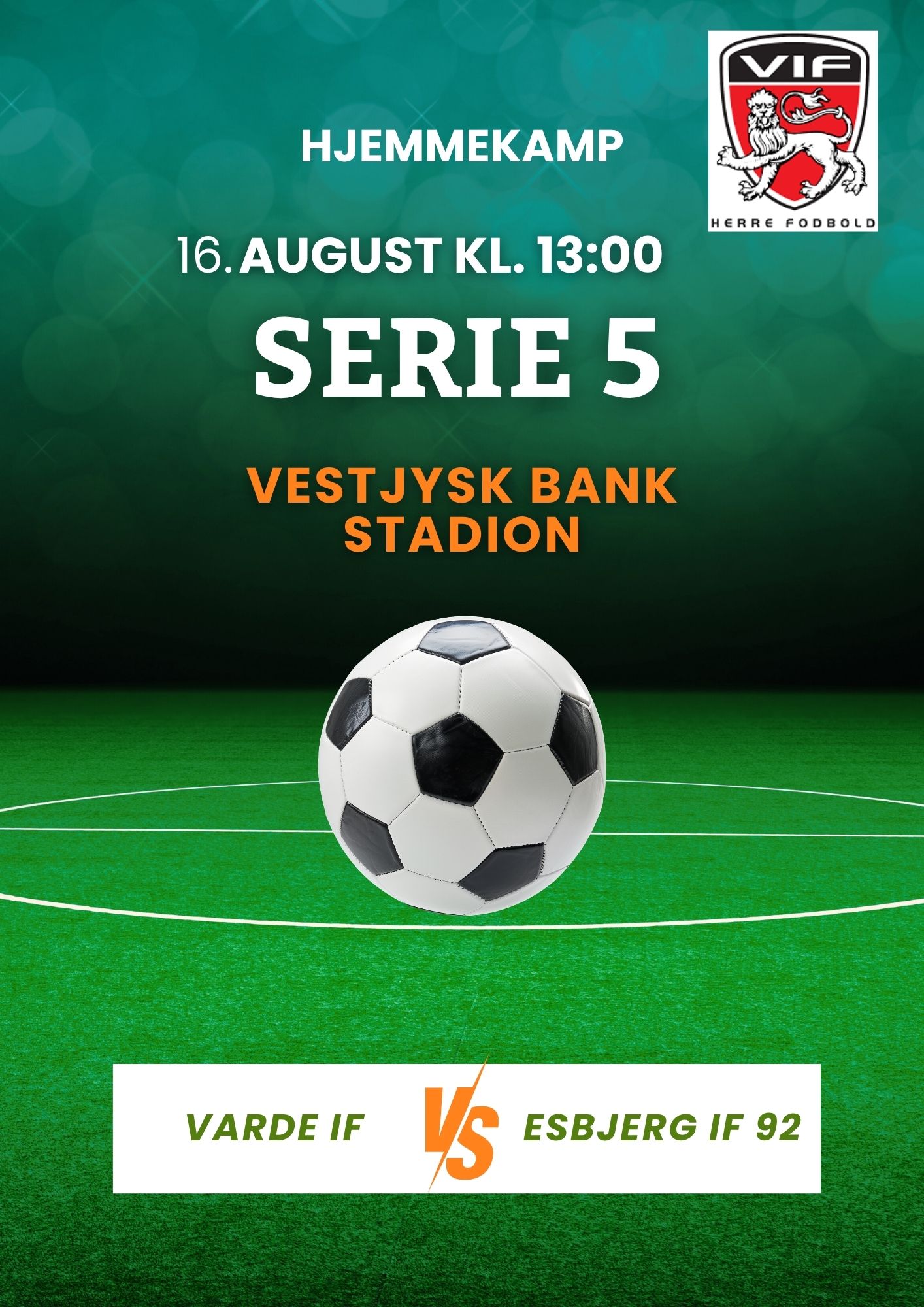 Serie 5 hjemme mod Esbjerg IF 92
