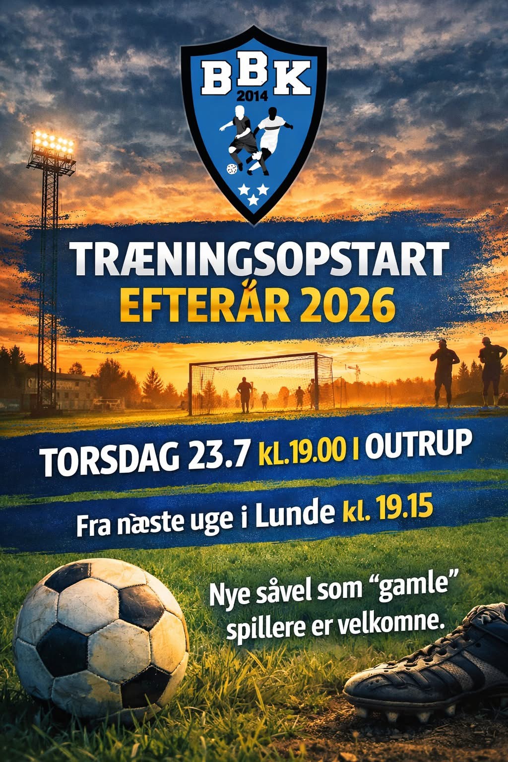 Blåbjerg BK kalder spillerne sammen