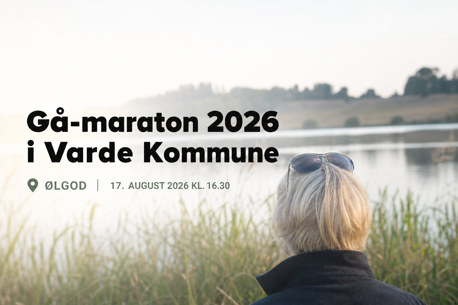 Også i Ølgod - Gå-maraton 2026 i Varde Kommune tilbyder fuld maraton og kortere naturskønne ruter.