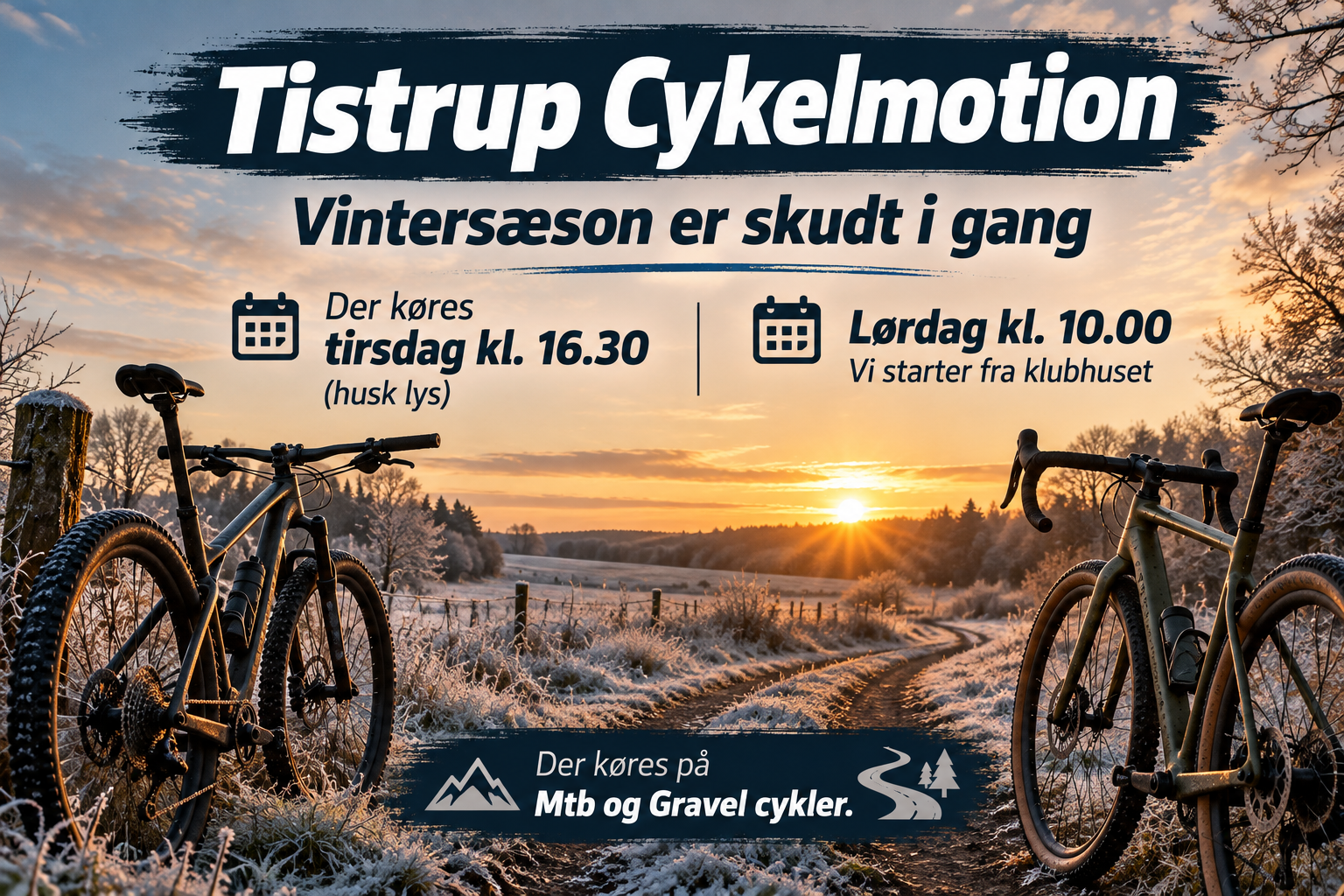 Tistrup Cykelmotion - Vintersæson er skudt i gang