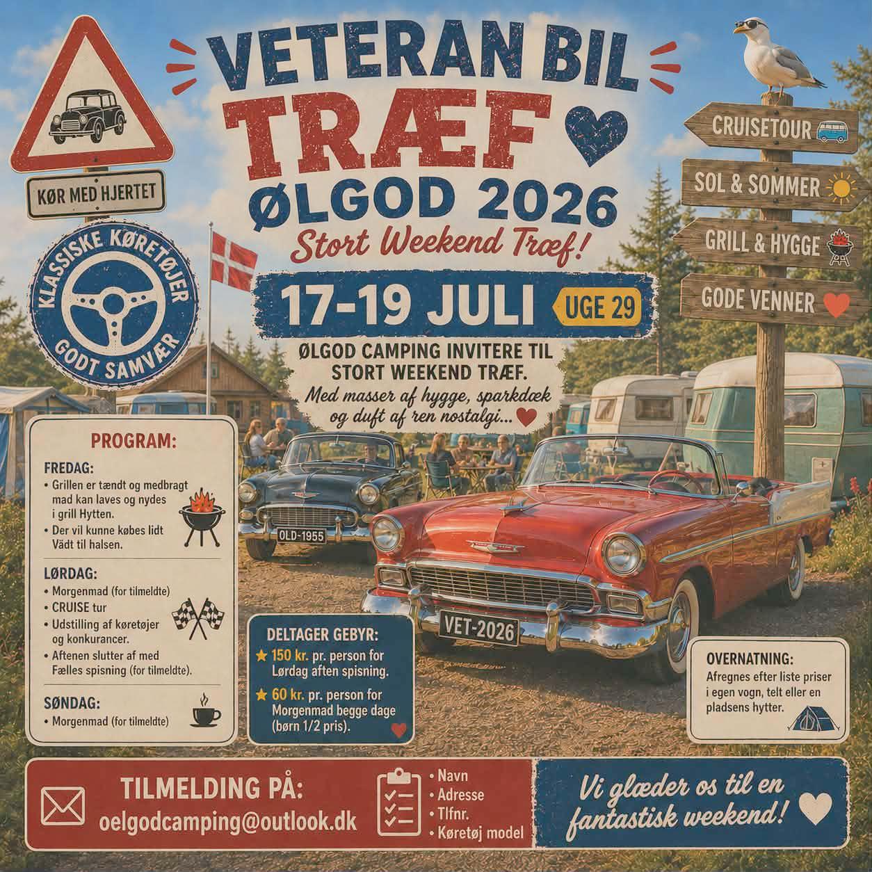 VETERANBILTRÆF I ØLGOD 2026