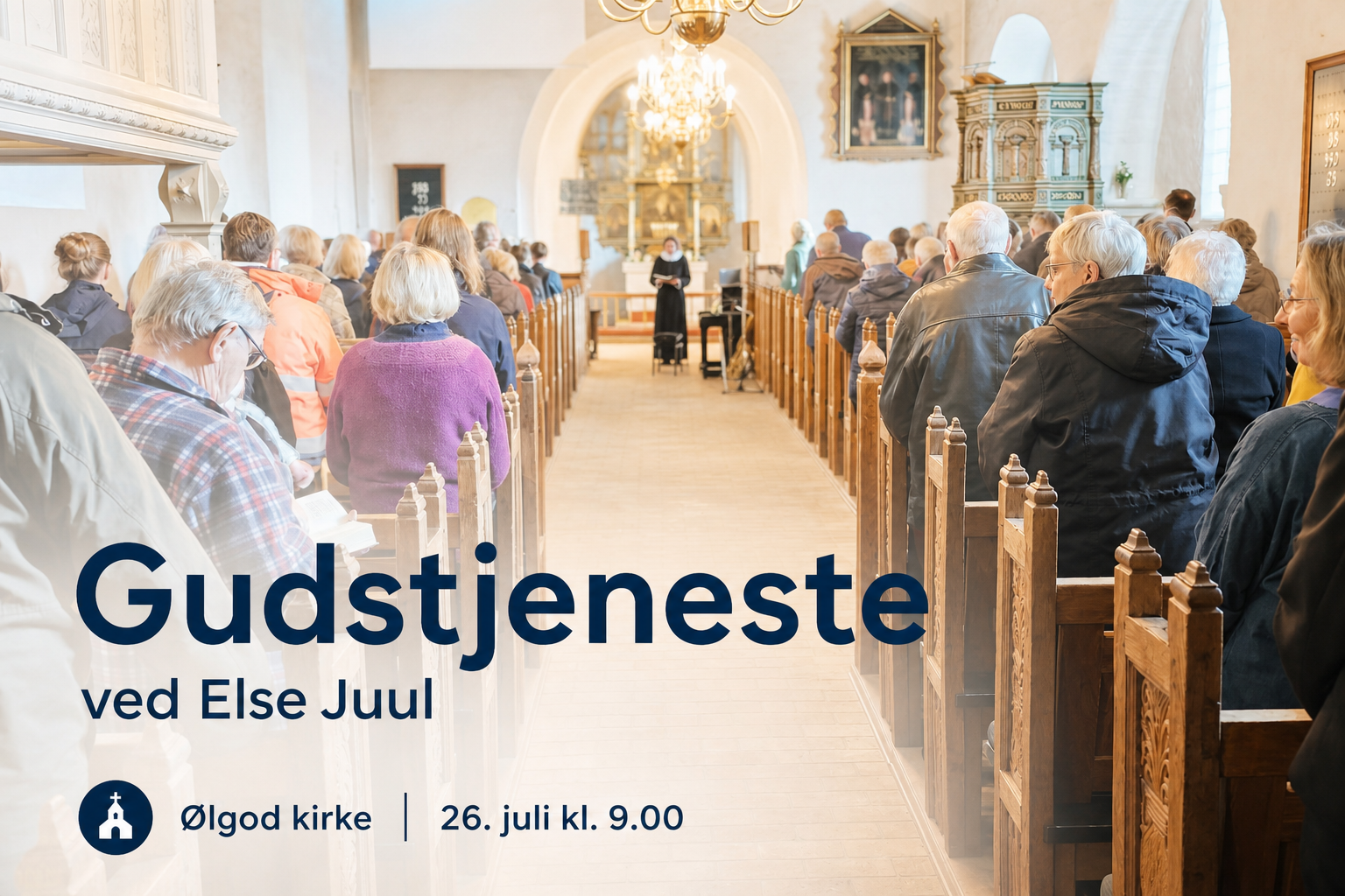 Gudstjeneste ved Else Juul