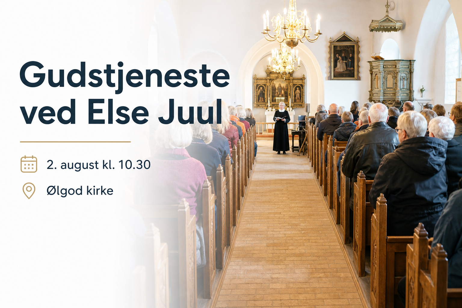 Gudstjeneste ved Else Juul