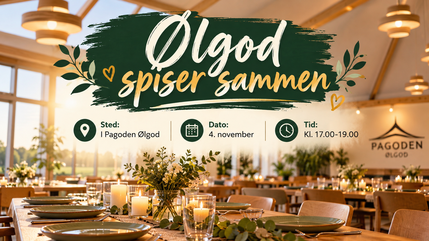 ”Ølgod spiser sammen” I Pagoden Ølgod