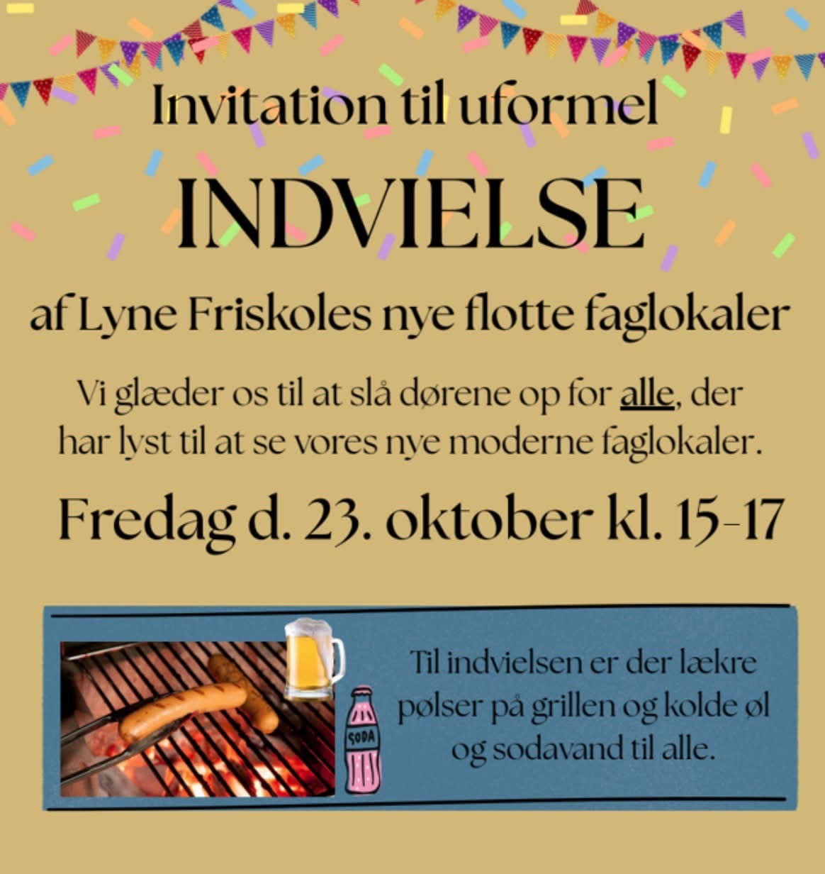 Lyne Friskole åbner nye faglokaler
