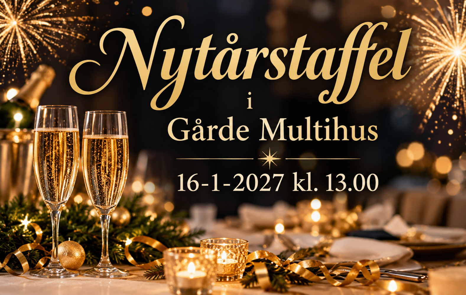 Nytårstaffel i Gårde Multihus