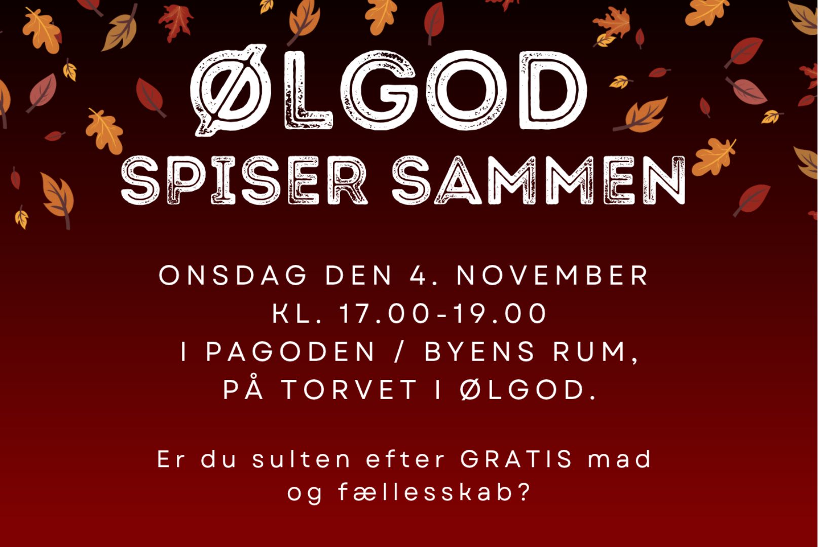 Ølgod spiser sammen i Pagoden