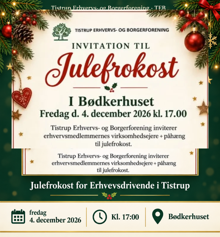 Julefrokost · grafisk opsætning