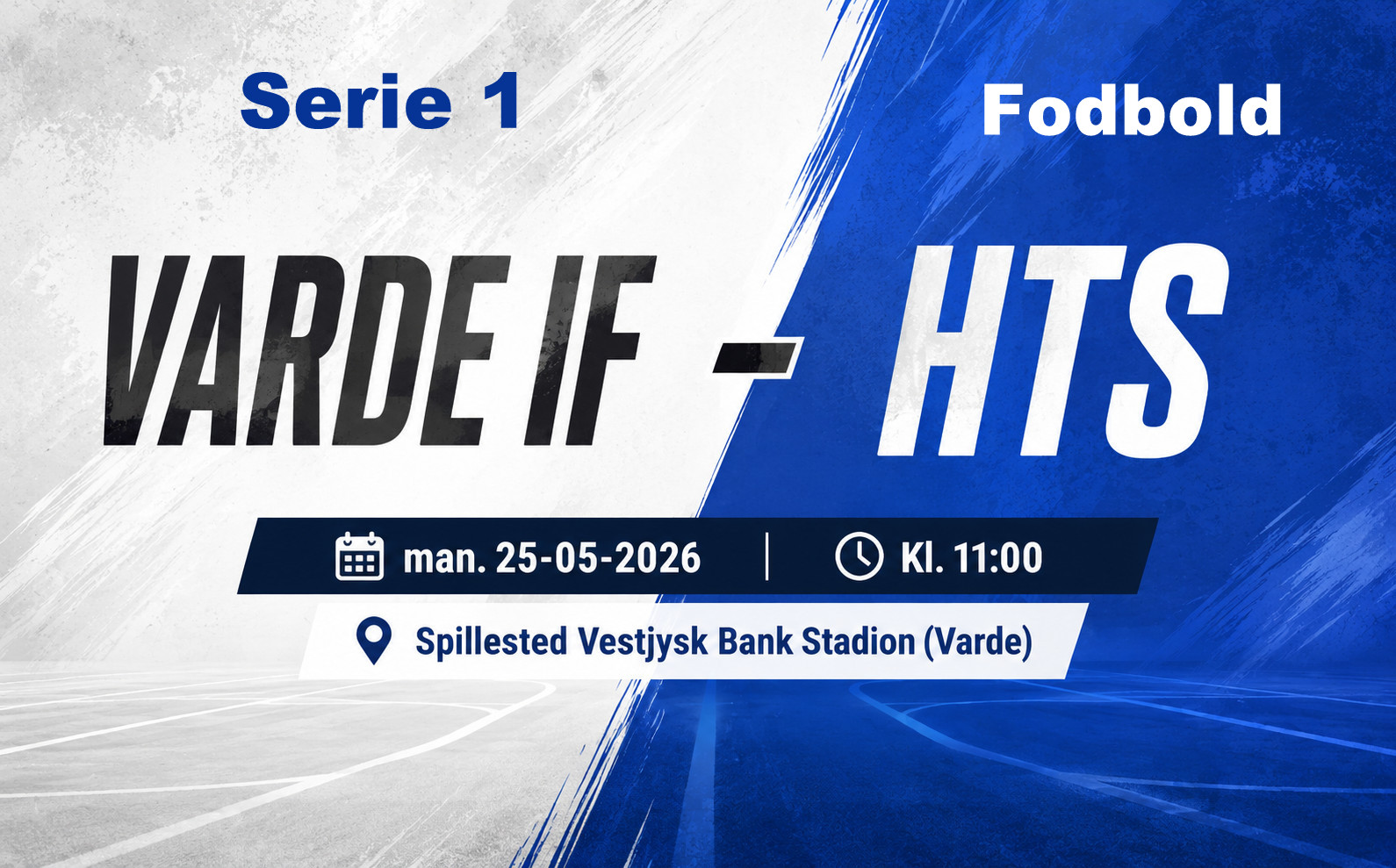 Serie 1 fodbold Varde IF - HTS