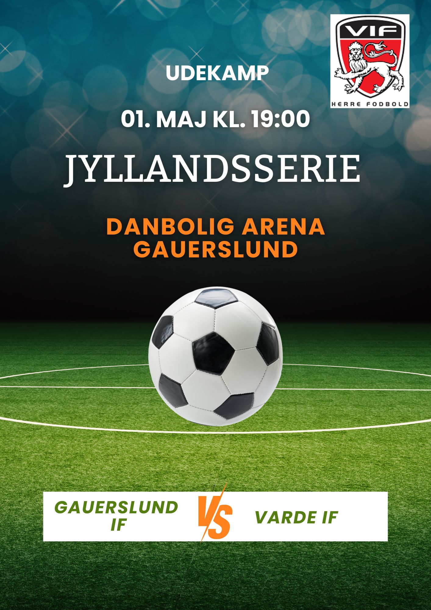 Jyllandsserie spiller ude mod Gauerslund IF
