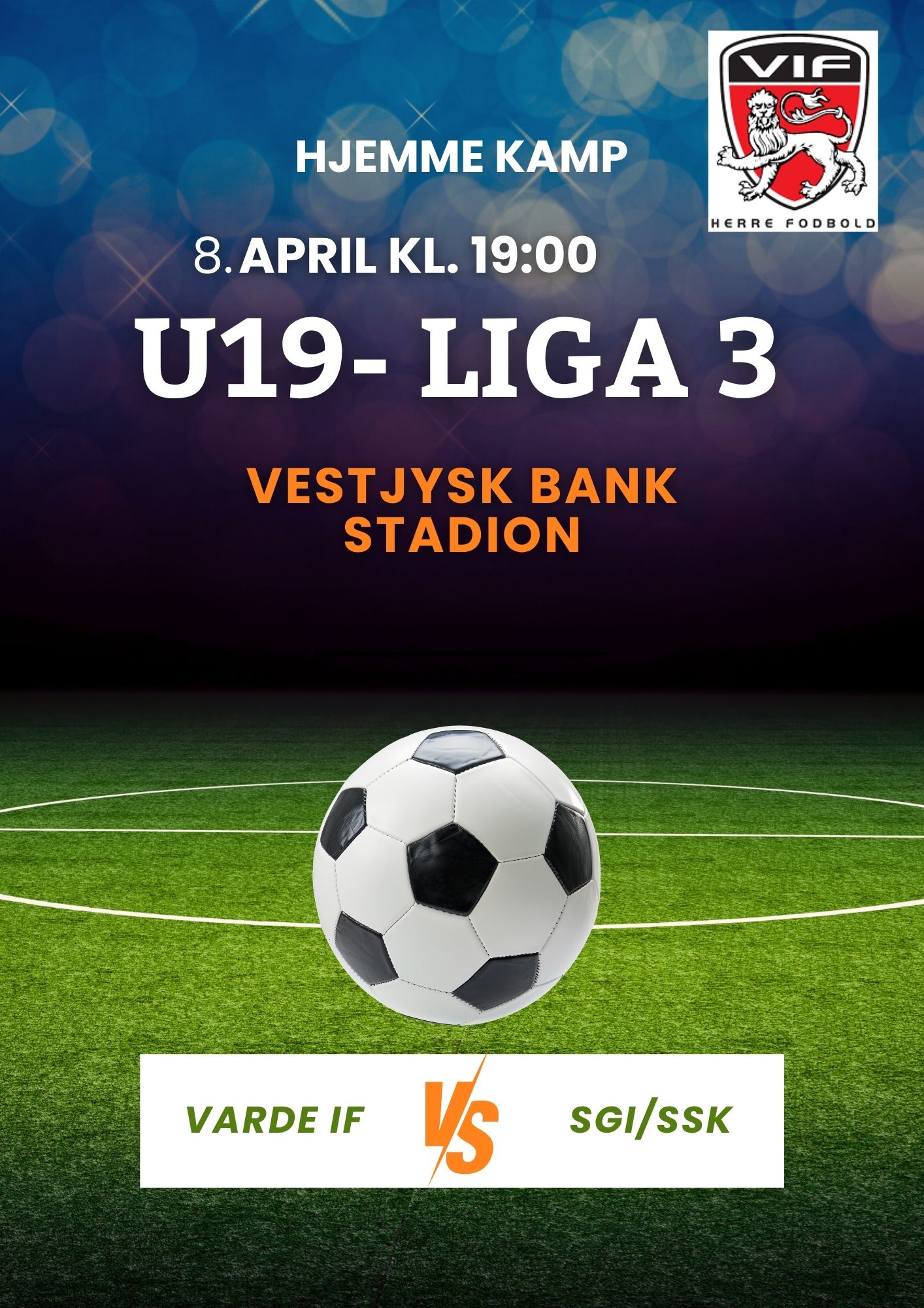 U 19 Liga 3 møder SGI/SSK