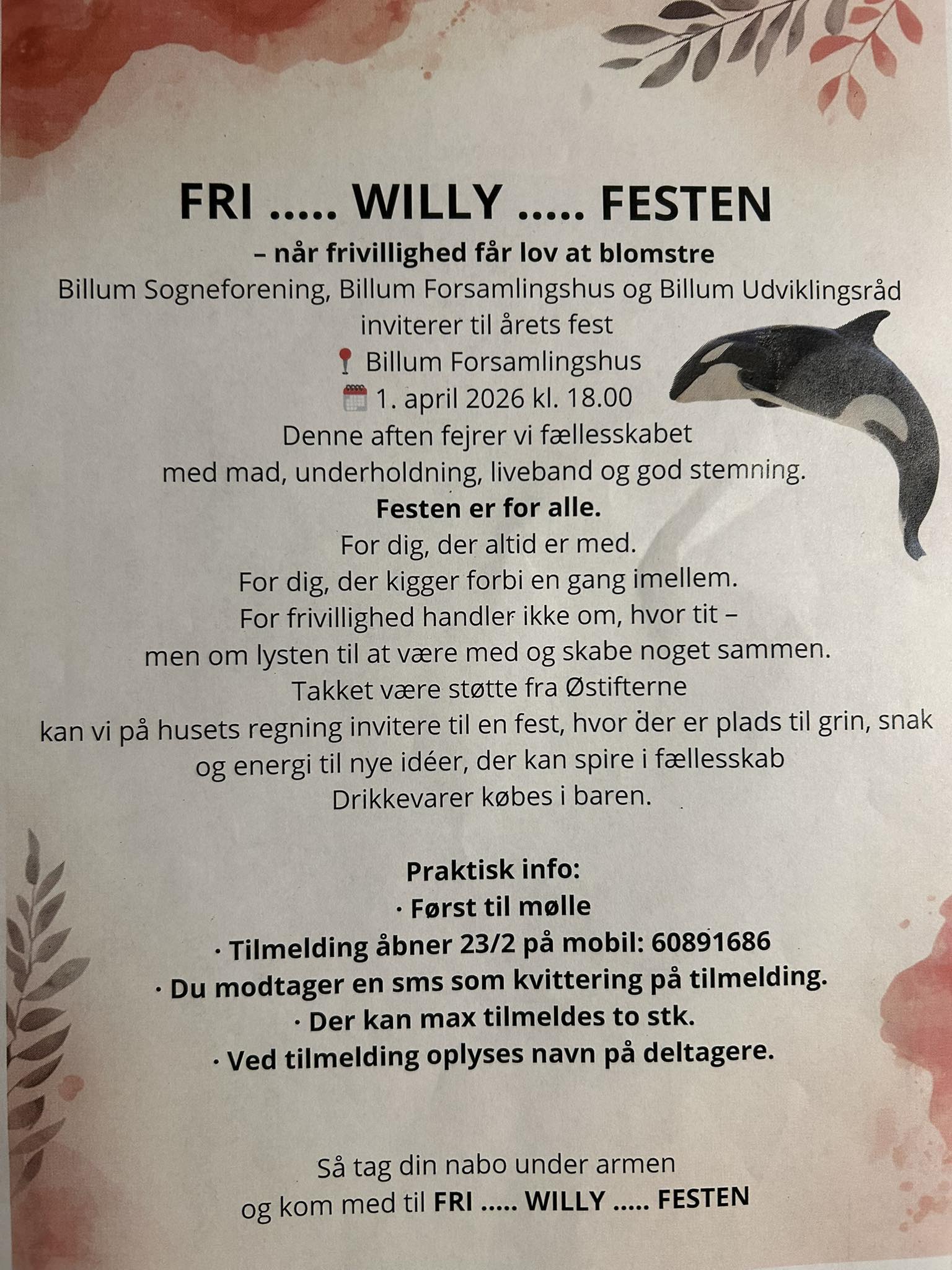 Forårsfesten i forsamlingshuset