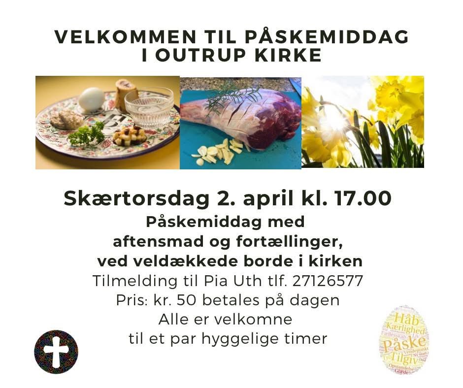 Påskemiddag i Outrup Kirke
