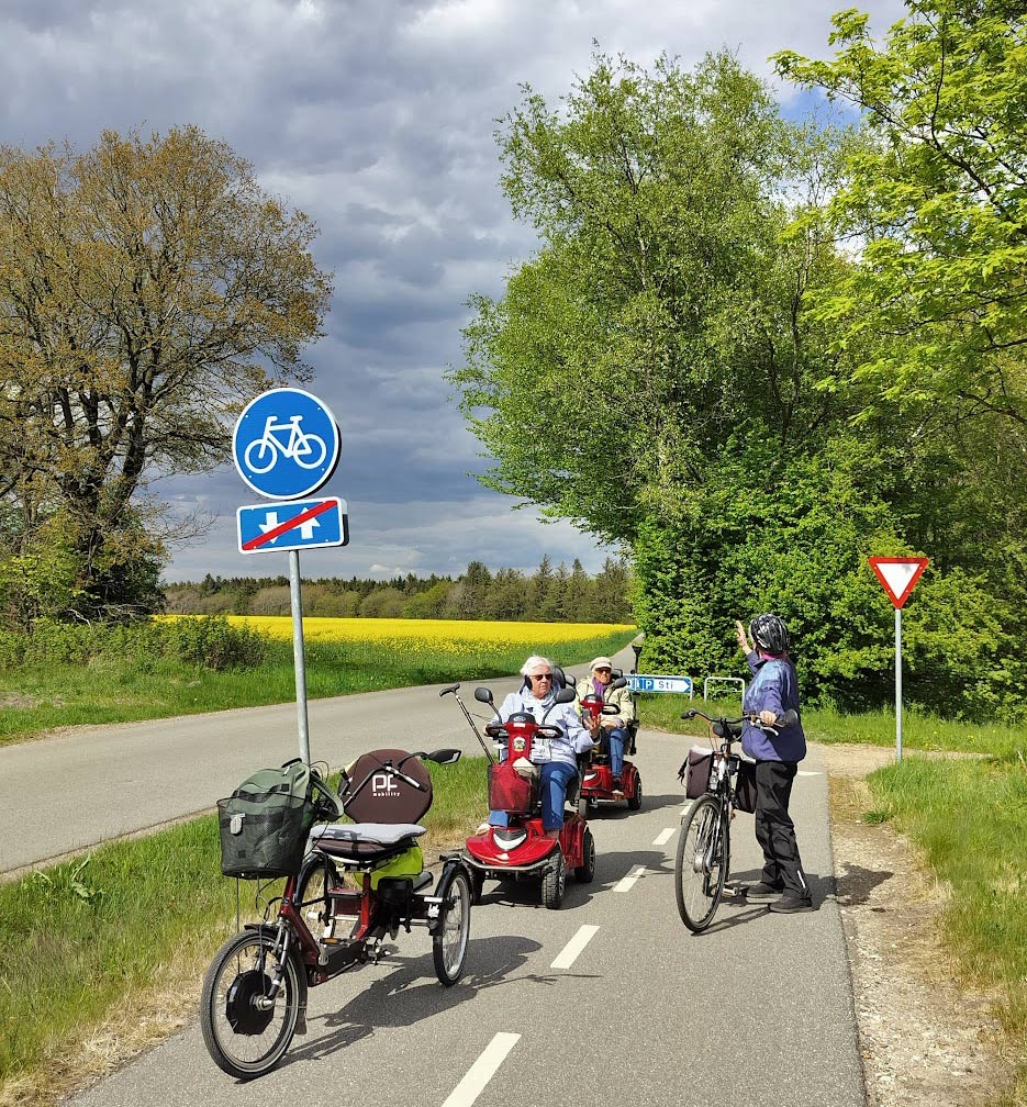 ELiten til Kvie Sø på elcykel