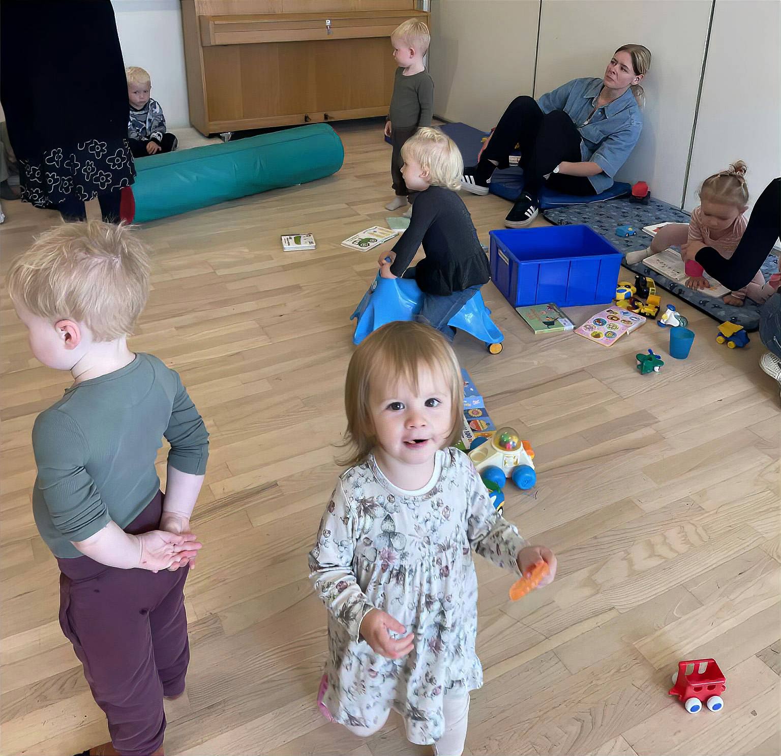 Dagplejen samlede børn til musikleg