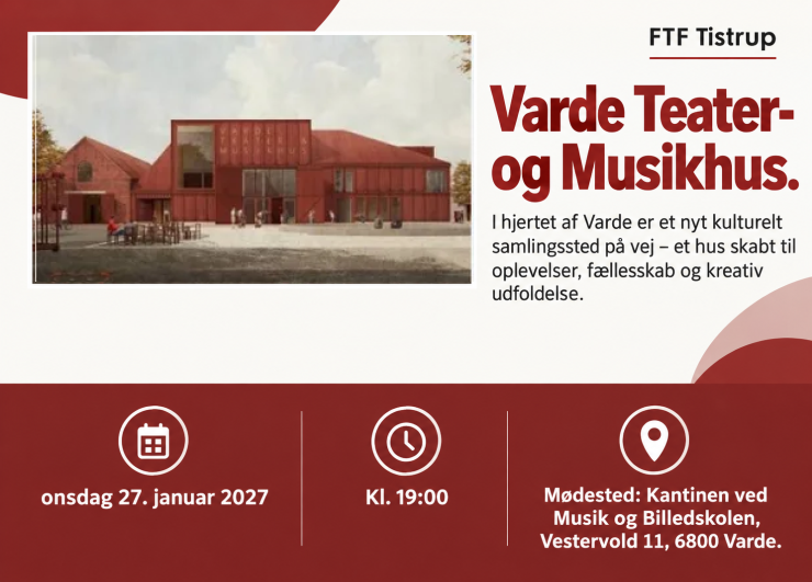 Varde Teater- og Musikhus. · grafisk opsætning