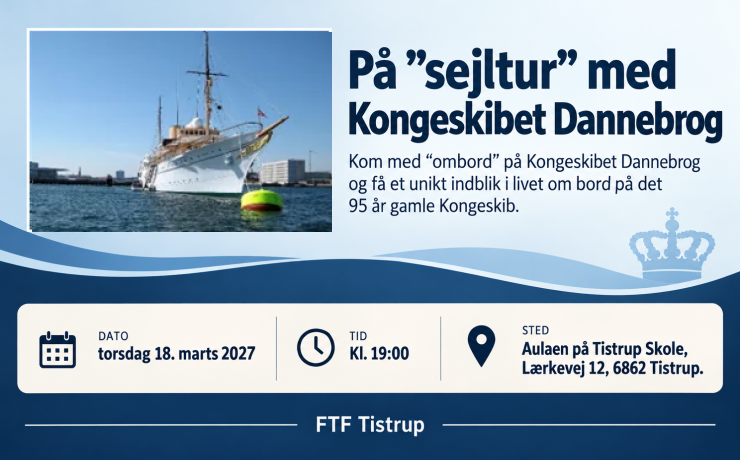 På "sejltur" med Kongeskibet Dannebrog · grafisk opsætning