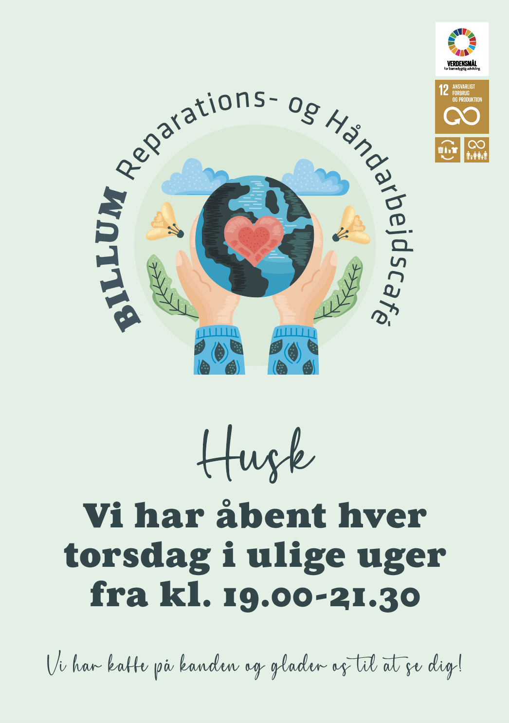 Åbent i Billum reparations- og håndarbejdscafe