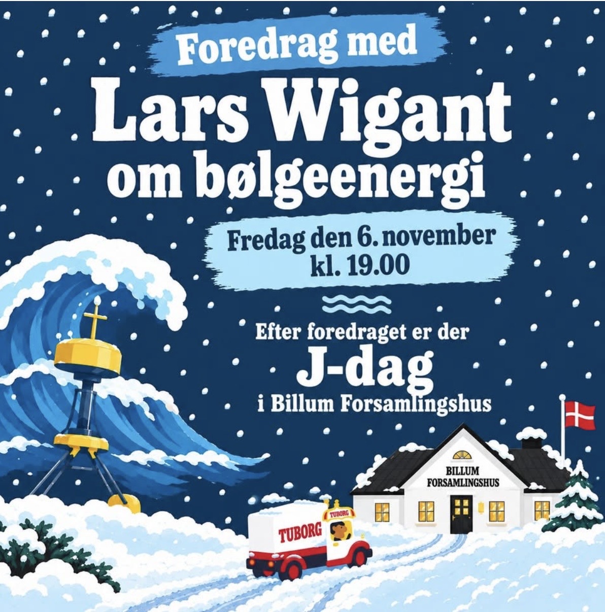 Bølgeenergi møder julebryg i Billum