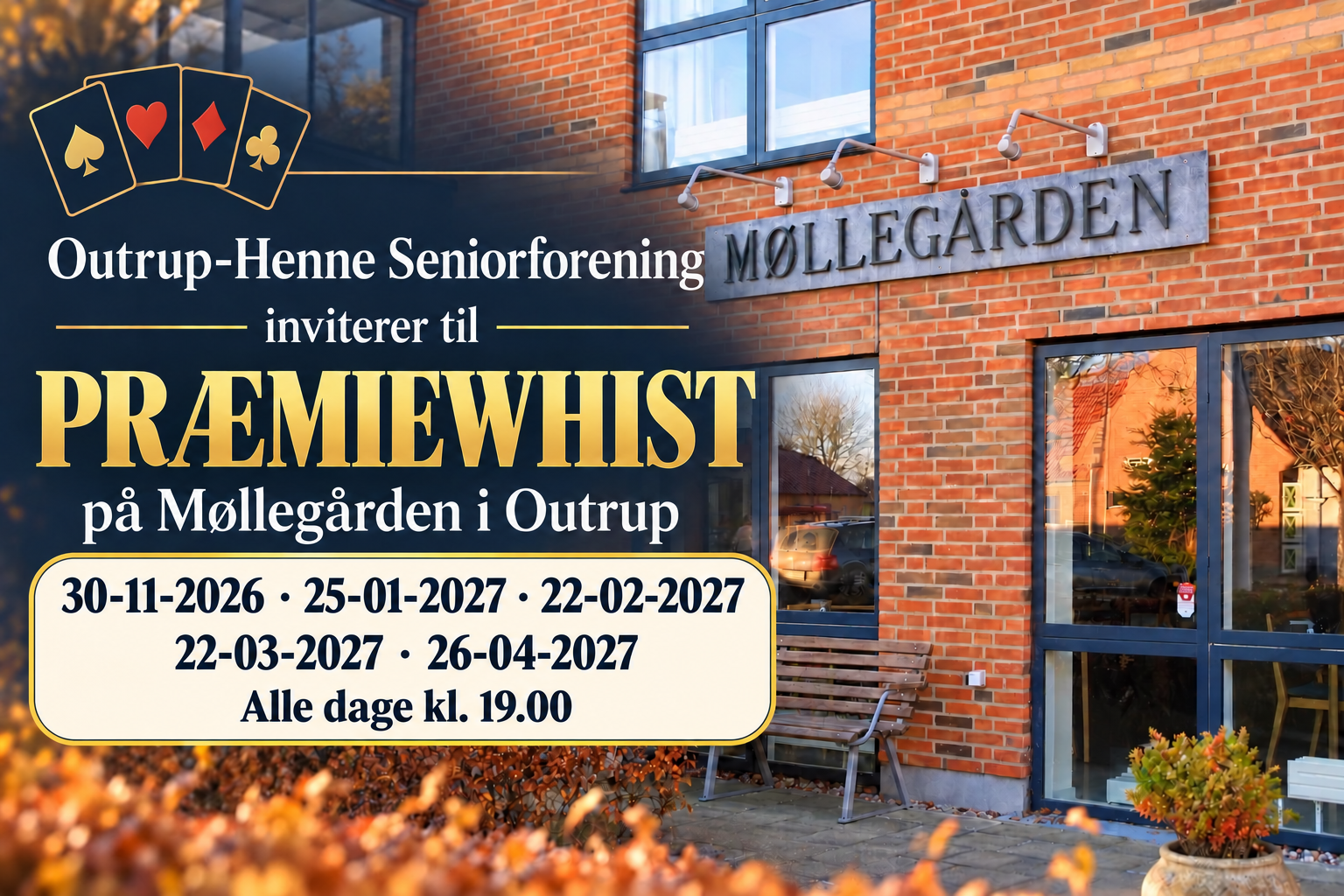 Kortspil og fællesskab på Møllegården