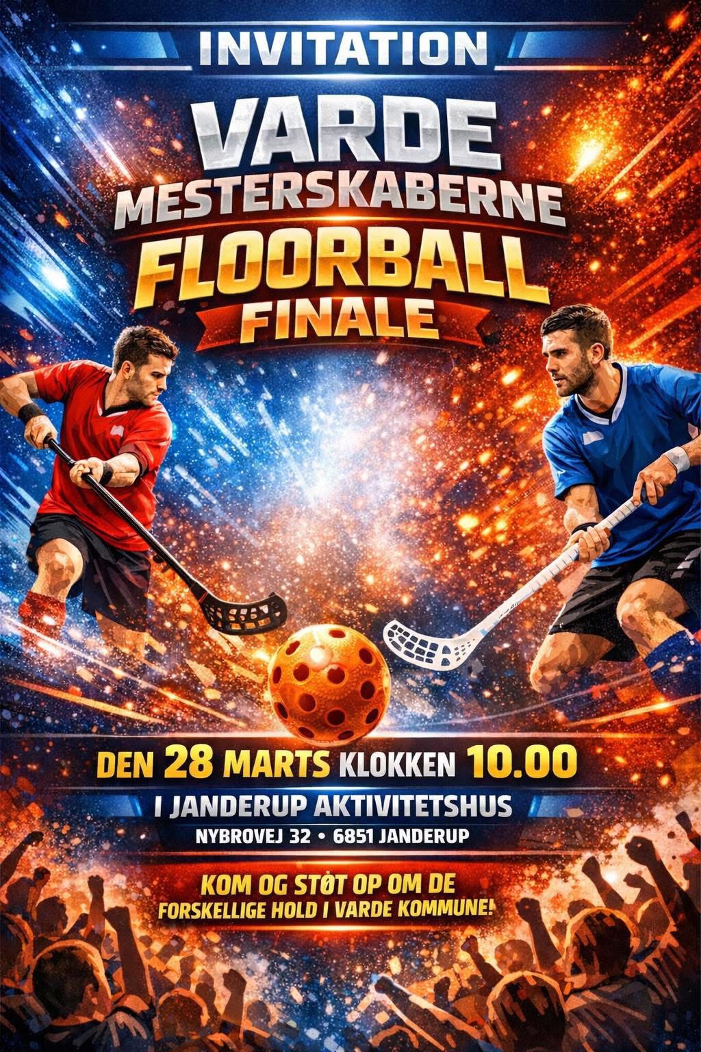 Invitation til Varde mesterskab i Floorball